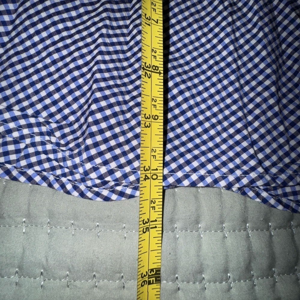 Old Navy Blue Gingham cami Women's swing Dress. Size Medium. EUC - Picture 4 of 12